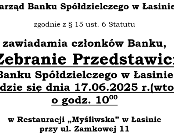Zebranie Przedstawicieli Banku